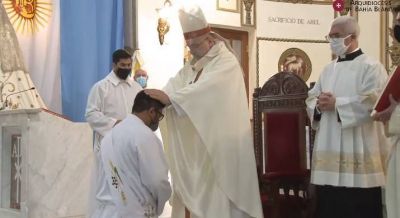 Bah�a Blanca tiene un nuevo sacerdote