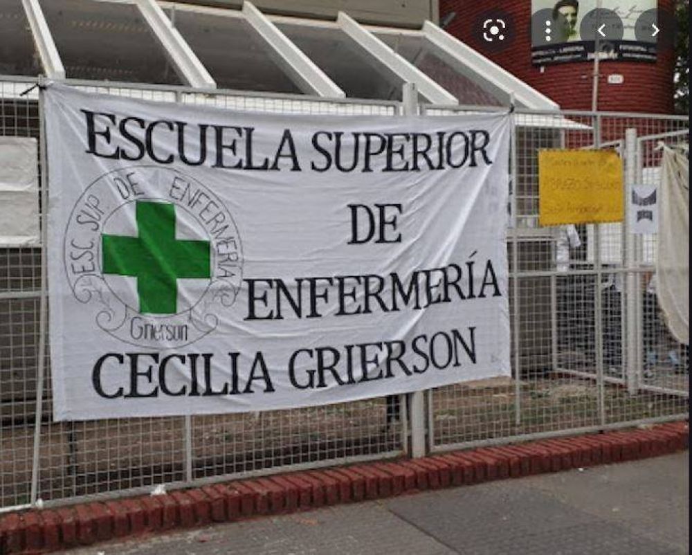 Escuela de Enfermera Grierson: semaforazo estudiantil porque el gobierno impide las prcticas hospitalarias
