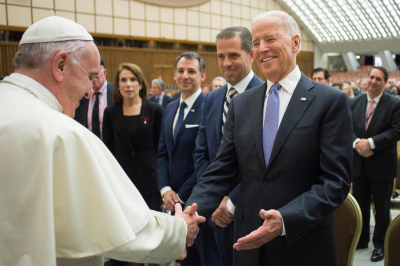 El Papa recibir�a por primera vez en audiencia al presidente Joe Biden