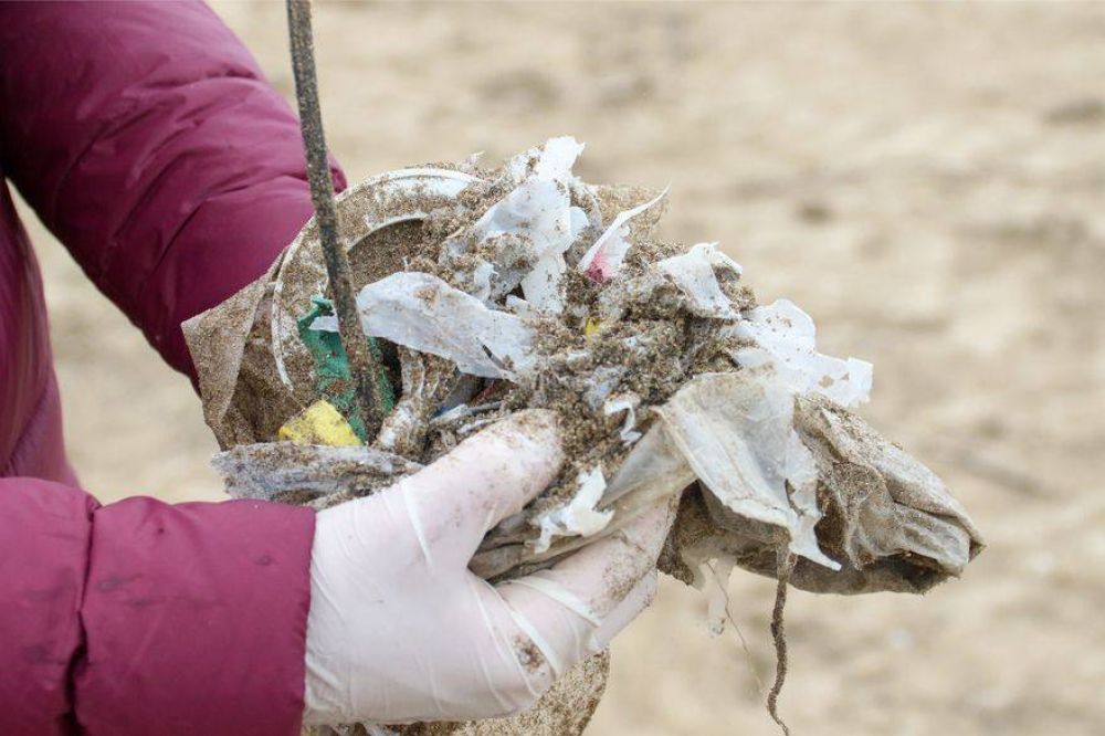 Crean un dispositivo que evita que la basura plstica llegue a las playas de la Costa Atlntica