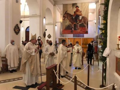 En Villa Cura Brochero, el Nuncio record� que la santidad es un llamado para todos