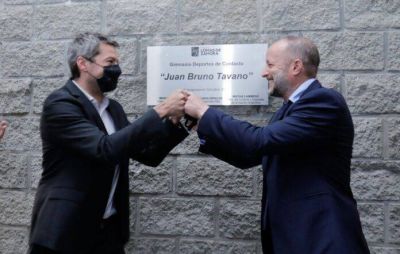 En Lomas de Zamora: Insaurralde y Lammens inauguraron el Gimnasio de Deportes de Contacto �Bruno Tavano�