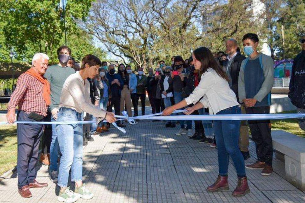 Mayra en la inauguracin de la plaza Yrigoyen: Seguimos impulsando obras para hacer de Quilmes el lugar que todos y todas nos merecemos