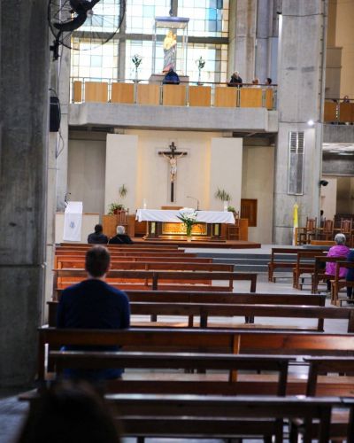 Santilli visit� el Santuario de San Nicol�s