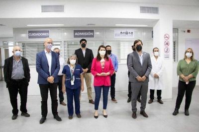 Moreno: Fern�ndez, Kreplak y Goll�n inauguraron la nueva guardia del Hospital Mariano y Luciano de la Vega