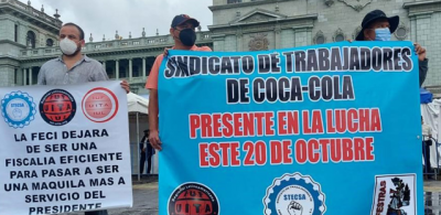 Guatemala: Stecsa y Festras movilizados en el Día de la Revolución
