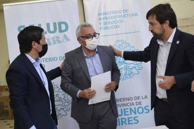 Zamora, Kreplak y Nardini acordaron avanzar en las obras de refacci�n del Hospital Provincial de General Pacheco