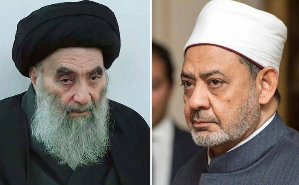 El gran imam de Al Azhar, Sheij Ahmed At Tayyeb, se reunir con el gran ayatol Al Al Sistani
