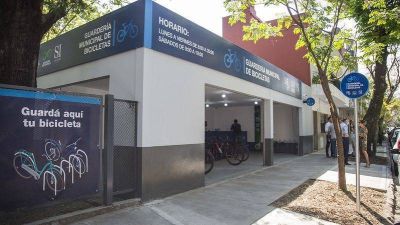 Nueva guarder�a municipal de bicicletas en la Estaci�n de San Isidro