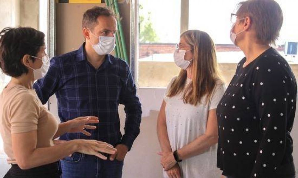 Campana: El Intendente recorri los avances del nuevo Laboratorio del Hospital San Jos
