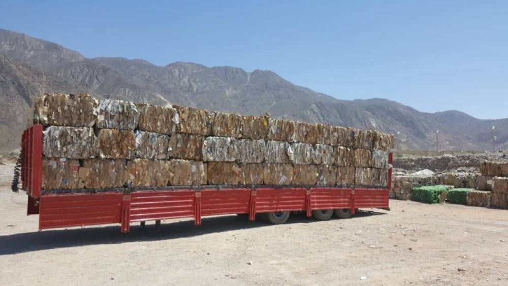 El Centro de Residuos de Sarmiento transport ms de 12 mil kilos de cartn