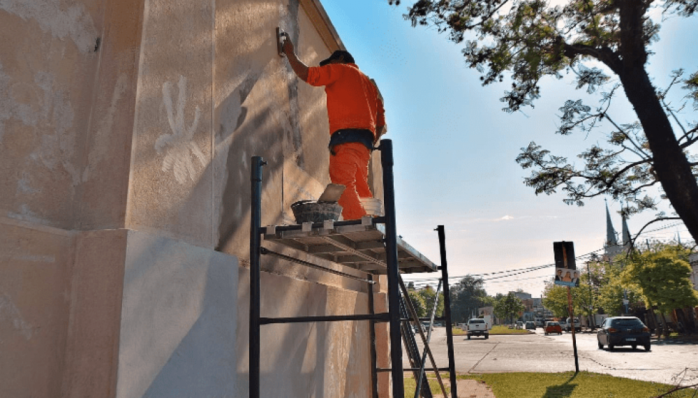 Lujan: Avanzan los trabajos en el Cementerio Municipal