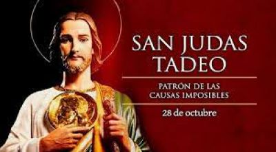 Hoy celebramos a San Judas Tadeo, patrono de las causas imposibles