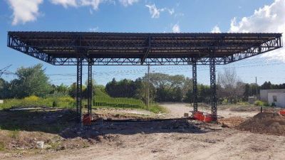  Avanza en Berazategui la construcción de la estación de despacho de combustible para la flota municipal