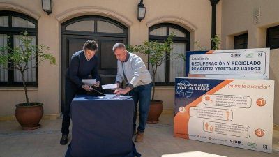San Isidro reciclar� aceite vegetal usado