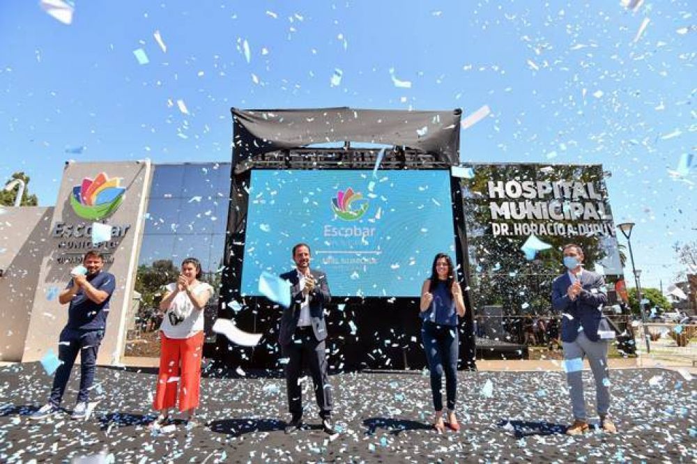 Escobar: El Intendente inaugur la conversin de la UDP de Garn a hospital municipal