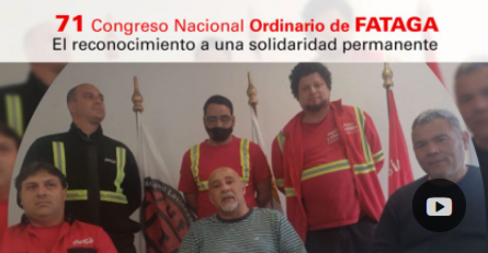 71 Congreso Nacional Ordinario de FATAGA: El reconocimiento a una solidaridad permanente