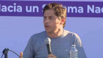Kicillof dijo que no puede esperar la transformaci�n del sistema de salud
