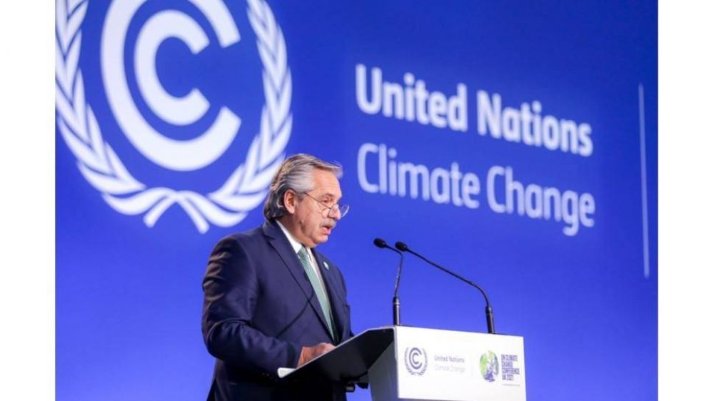 Alberto reclam� USD100.000 M para distribuir de forma equitativa en acci�n clim�tica