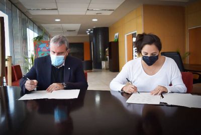 Firmaron un acta acuerdo entre la Secretara de Medio Ambiente y la Universidad Nacional de San Luis para capacitar por la Ley Yolanda