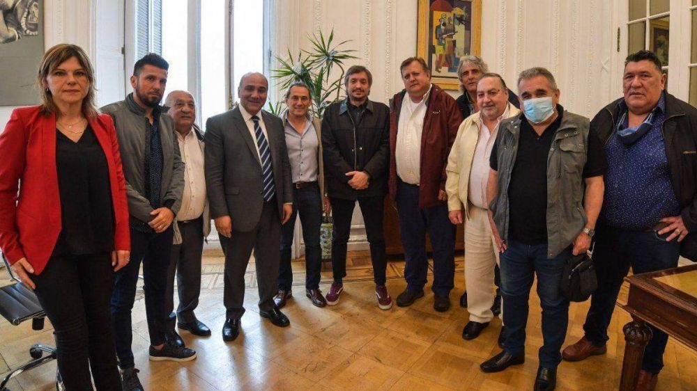 Referentes de la CATT se reunieron con Juan Manzur y Máximo Kirchner