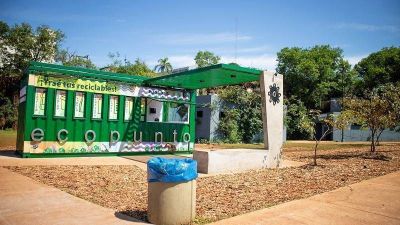 Se instaló el sexto Ecopunto fijo en el parque “La Cascada” de Posadas