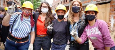 Avellaneda: Magdalena Sierra y Elizabeth Gómez Alcorta recorrieron Villa Tranquila
