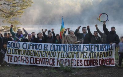 El Senado aprobó la prórroga de la Ley que suspende los desalojos Mapuches