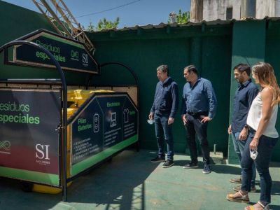 San Isidro: el Municipio inauguró una estación para residuos especiales
