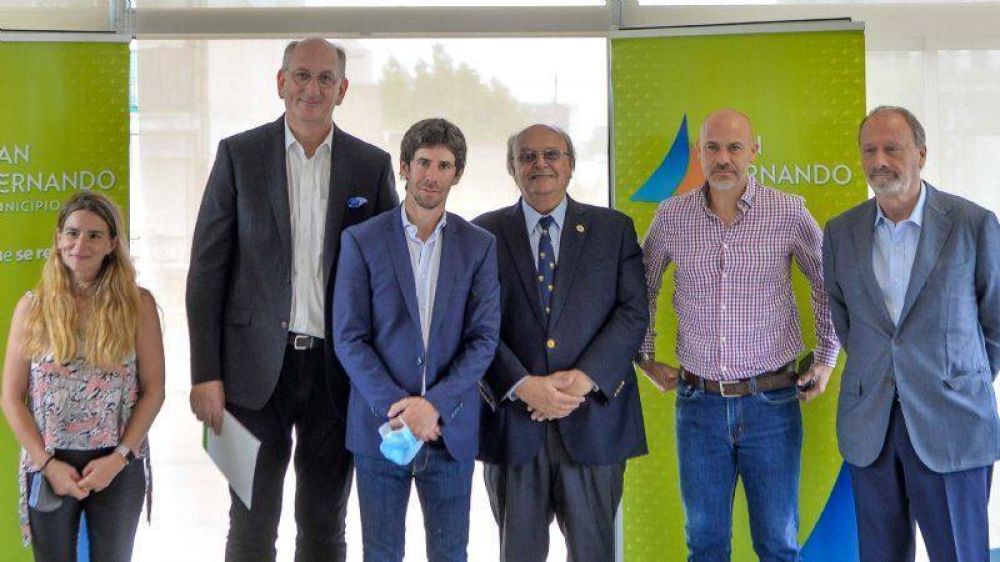 Juan Andreotti firmó importante acuerdo para avanzar con el Parque Industrial de San Fernando