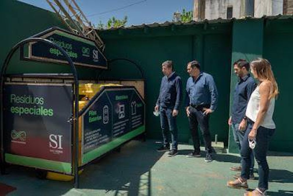 San Isidro: el Municipio inaugur una estacin para residuos especiales