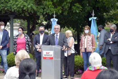 Tigre: Julio y Gisela Zamora acompa�aron el 94� aniversario de Don Torcuato