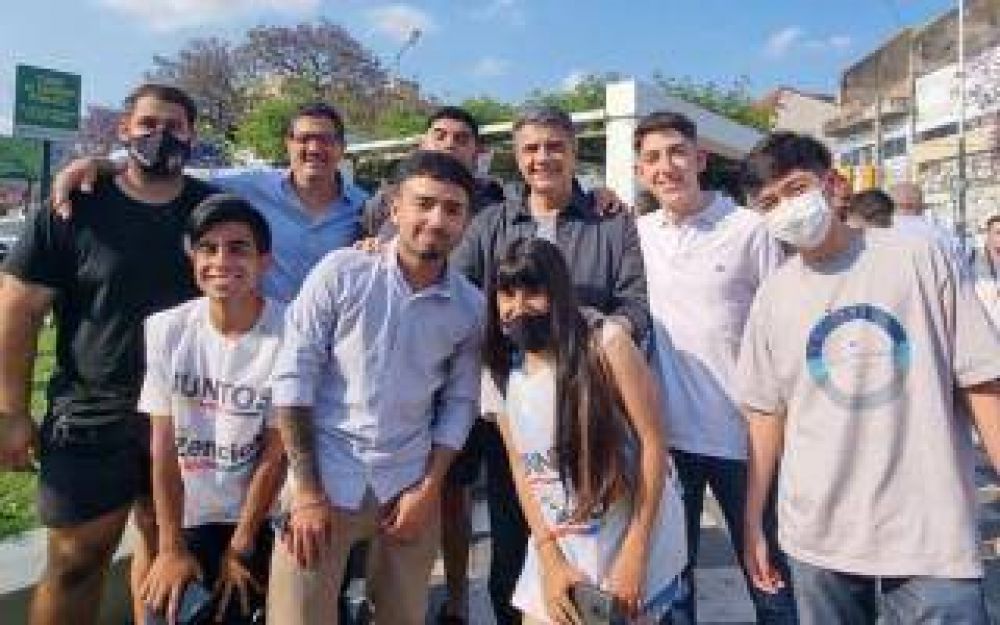 Elecciones 2021: Jorge Macri visit Merlo para apoyar a los candidatos locales de Juntos