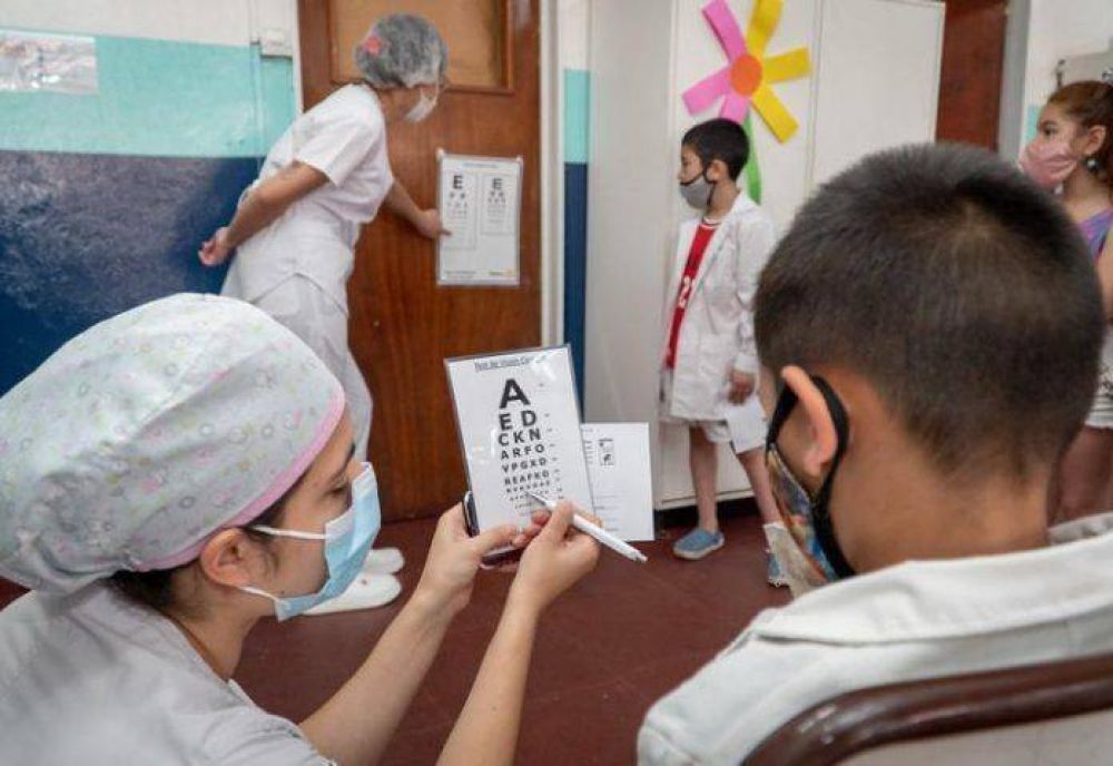 Controlan gratis la vista a los alumnos de escuelas pblicas de San Isidro