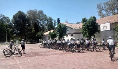 San Juan es referente en el país en capacitación de policías ciclistas