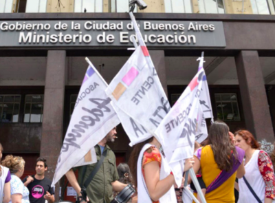 Nuevo paro y movilización por los 35 mil docentes precarizados en la Ciudad