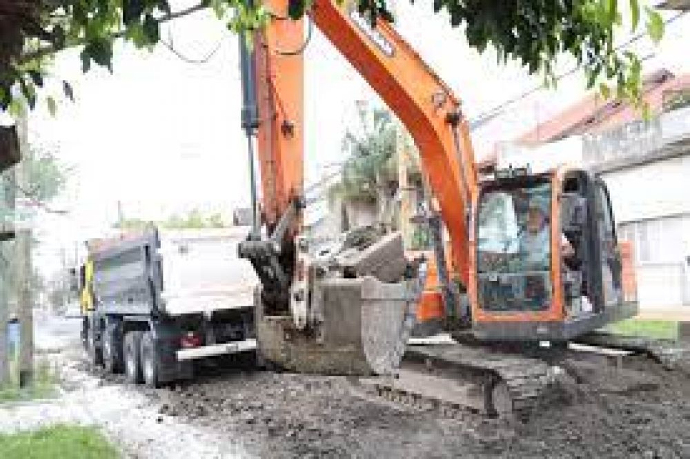  Lans: avanza un nuevo frente de obra de bacheo en calles de Gerli