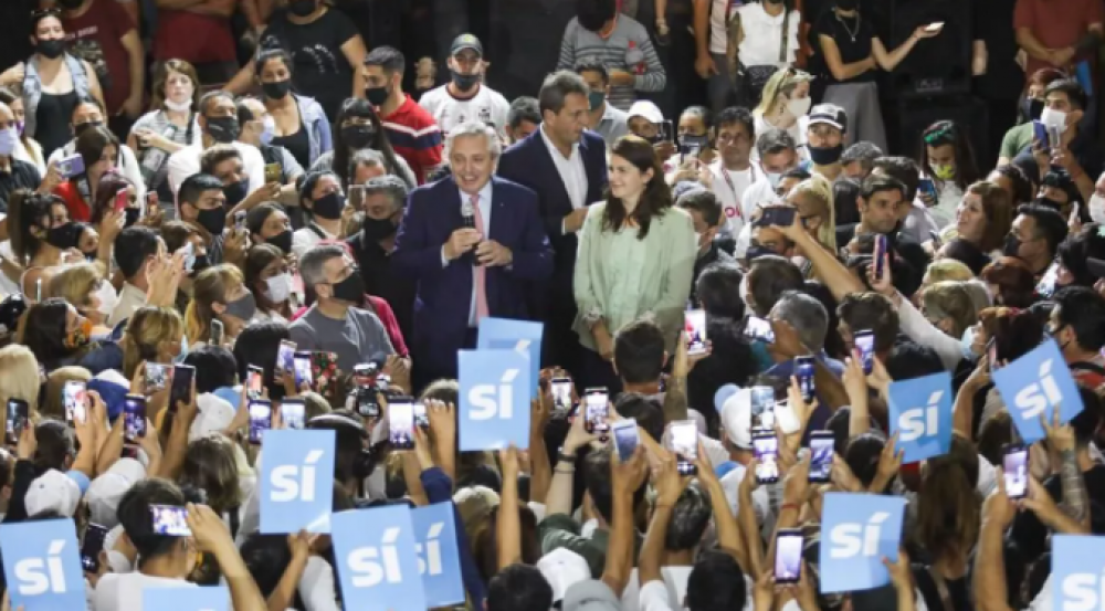 Cmo va a ser el cierre de campaa del Frente de Todos bonaerense?: Alberto como orador central y la incgnita de Cristina Kirchner