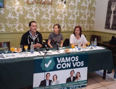 Carolina Castro visitó Campana y brindó su apoyo a los candidatos locales Octavio Lagar y Noemí Altimari