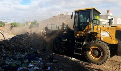 Ambiente trabaja en el saneamiento de lotes baldos junto a la Municipalidad de la Capital
