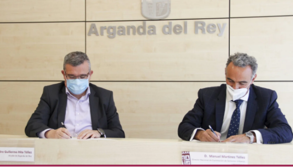 Arganda firma un convenio de colaboraci�n con URBASER para la plantaci�n de 4.241 �rboles