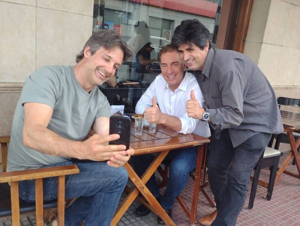 Santilli y Cernadas se reunieron luego de la victoria en las elecciones