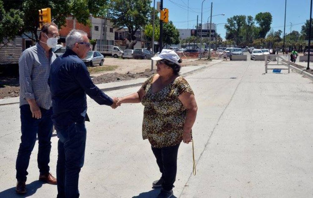 Tigre: Contina en Troncos la renovacin integral de la ex Ruta 197 