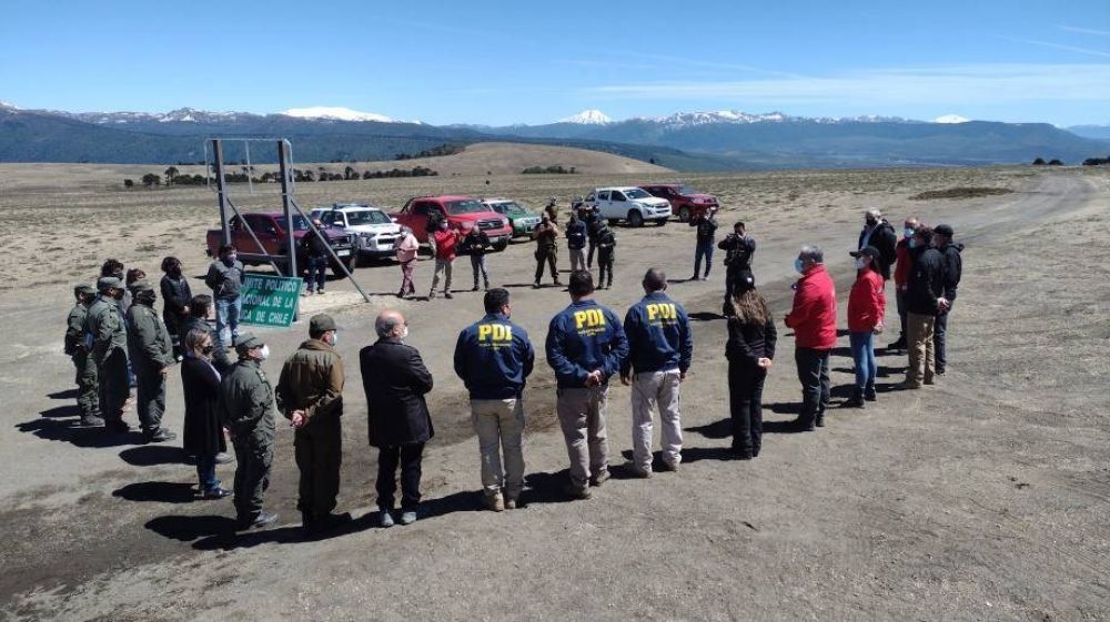 Neuquén y Chile se reunieron en la frontera para reforzar el control