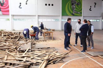 Comenzaron las obras en el Polideportivo �Centenario�