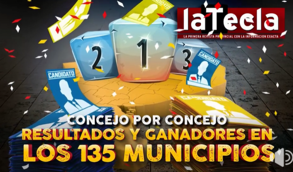Resultados y ganadores en los 135 municipios