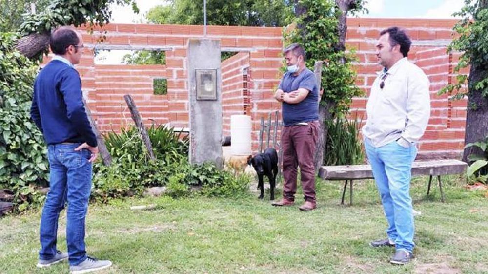 El intendente Marcos Pisano visit la localidad de Hale