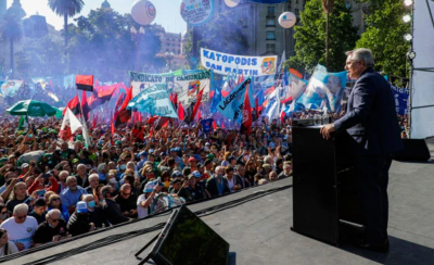 El movimiento obrero matancero se encolumna detr�s del Presidente y piensa en 2023