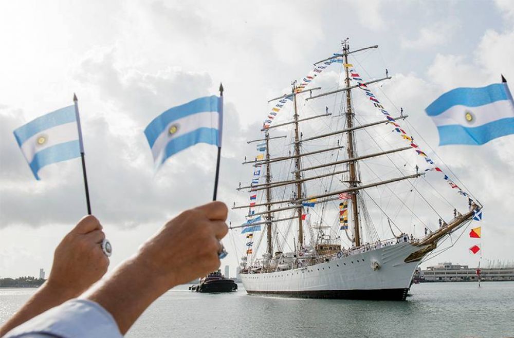 Este lunes, la Fragata Libertad llegar a la costa de Mar del Plata