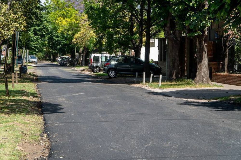 San Isidro: nuevos asfaltos en Martnez